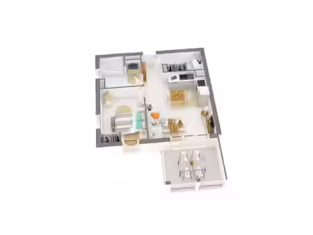 location appartement 2 pièces 46 m² à saint-paul-lès-dax (40990)  644 €