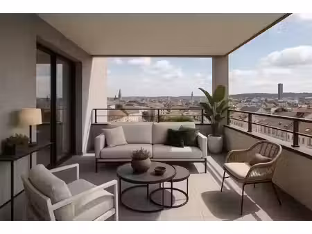 exceptionnel t4 + grande terrasse avec vue dans quartier très résidentiel