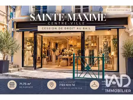 vente local commercial 72 m²